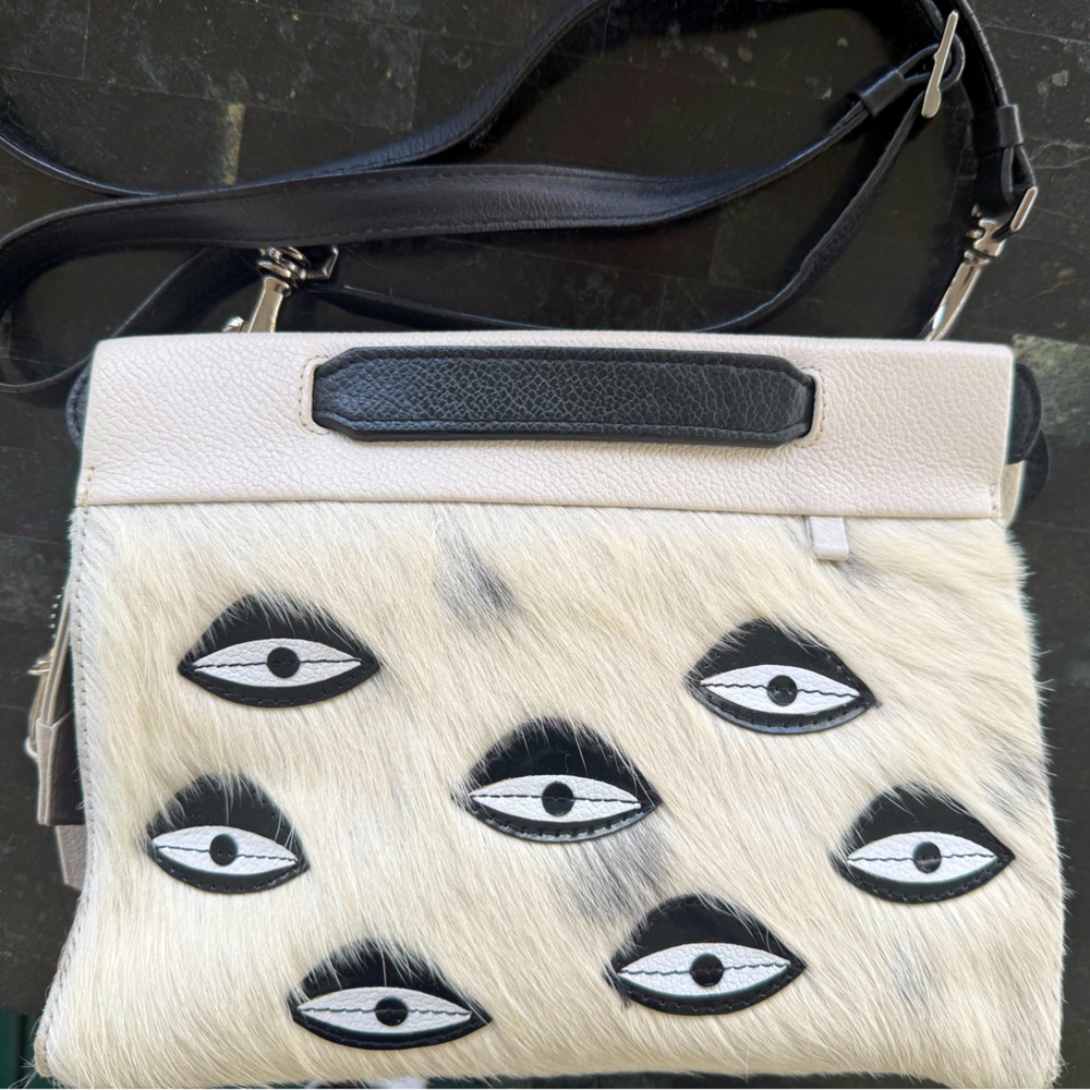 Min & Mon real hair crossbody bag! Amazing condition.